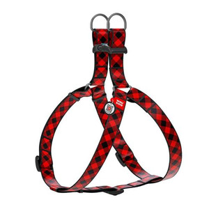 WAUDOG HARNESS NYLON RED PLA 40-55C