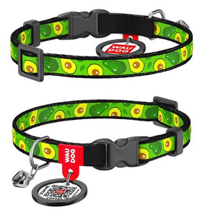 WAUDOG COLLAR NYLON AVOCADO 20-30CM