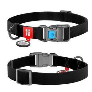 WAUDOG COLLAR WPROOF PLAST 35-58BLK