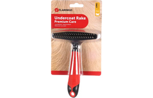 Flamingo Undercoat Rake Two Rows Premium Care Large Flamingo Undercoat Rake Two Rows Premium Care Large