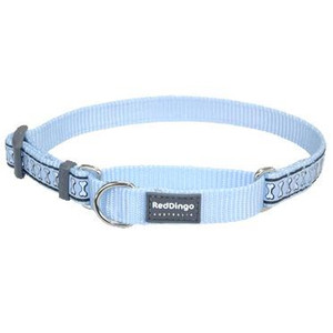 Half Check Collar Design Li Blue L