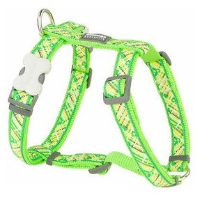Harness Design Lime Green Neck XS