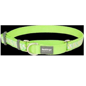 Half Check Collar ReflectiveLimGrnL