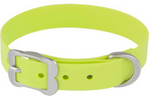 Collar Vivid PVC LimeGrn 20mm 28-36