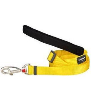 Dog Lead Plain Yellow 15mmx1.8m