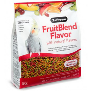 ZUPREEM-FRUITBLEND FLAVOR FOR MEDIUM SIZE BIRDS 17.5LB (7.94KG) ZUPREEM-FRUITBLEND FLAVOR FOR MEDIUM SIZE BIRDS 17.5LB (7.94KG)
