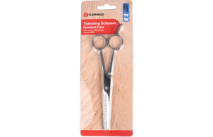 Flamingo Double Sided Thinning Scissors Premium Care Flamingo Double Sided Thinning Scissors Premium Care