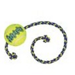 KONG SQUEAKAIR BALL + ROPE MEDIUM KONG SQUEAKAIR BALL + ROPE MEDIUM
