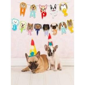 13pcs Cartoon Dog Print Pet Birthday Decoration 13pcs Cartoon Dog Print Pet Birthday Decoration