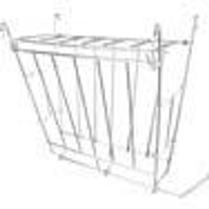 FEED RACK CLOSABLE+SPIKE FOR FRUIT JAX CHROME 20x8,5x17CM