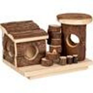 HOUSE TORY WOOD 21x15x13CM HOUSE TORY WOOD 21x15x13CM