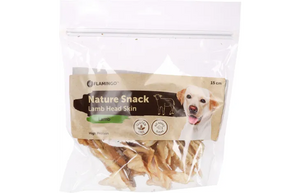 NATURE SNACK LAMB HEAD SKIN 15CM 200GR NATURE SNACK LAMB HEAD SKIN 15CM 200GR