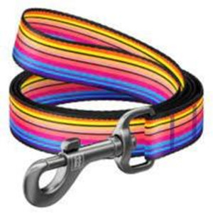 Dog lead WAUDOG Nylon with pattern Line 1 (width 15 mm, length 122 сm) Dog lead WAUDOG Nylon with pattern Line 1 (width 15 mm, length 122 сm)