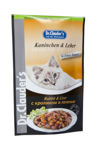 Dr Clauder Cat High Premium Rabbit & Liver 100g Dr Clauder Cat High Premium Rabbit & Liver 100g