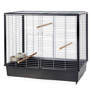 CAGE BIRD NOAH KNOCK DOWN BLACK 80X50X70CM