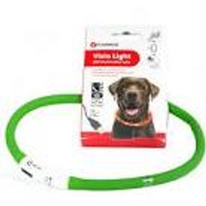 COLLAR LED VISIO LIGHT GREEN 20-70CM 16MM