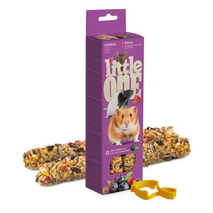 Little One Sticks For Hamsters, Rats, Mice And Gerbils With Berries 2x60g Little One Sticks For Hamsters, Rats, Mice And Gerbils With Berries 2x60g