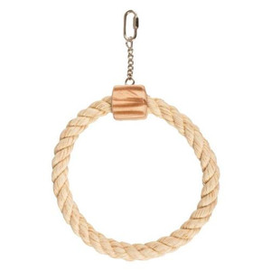 BBQ PARAKEET TOY ROPE 1 RING BBQ PARAKEET TOY ROPE 1 RING