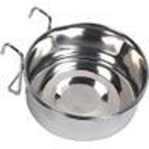 FEEDING AND DRINKING BOWL AVARO HOOK INOX