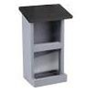 SILO BIRD TABLE SEEDS WOMBA WOOD GREY/BLACK 15x10x25CM
