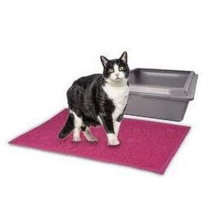 LITTER TRAY MAT FOR CATS TUMBI FUCHSIA LITTER TRAY MAT FOR CATS TUMBI FUCHSIA