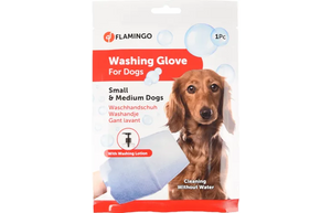 Flamingo Washing Glove with Washing Lotion Flamingo Washing Glove with Washing Lotion