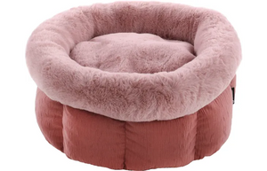 FLAMINGO BASKET SUZA ROUND ANTIQUE PINK FLAMINGO BASKET SUZA ROUND ANTIQUE PINK