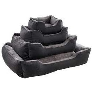 BASKET ELVIRA RECTANGULAR + ZIPPER GREY 70x50x25CM