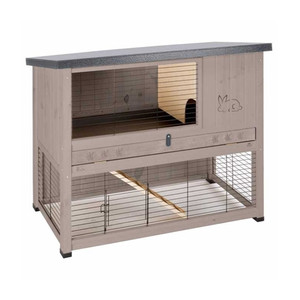 Ferplast Cage Ranch 120 Basic Dove/Gr Two-Storey Rabbit House 117 X 67.5 X H 95.5 Cm Ferplast Cage Ranch 120 Basic Dove/Gr Two-Storey Rabbit House 117 X 67.5 X H 95.5 Cm