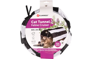 FLAMINGO TOY FELINE TUNNEL WITH BALL