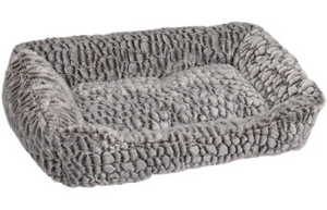 FLAMINGO BASKET SNOOZZY RECTANGLE GREY