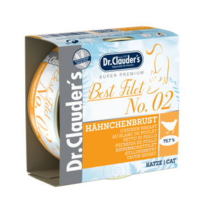 Dr Clauder Best Filet No 2 Chicken Breast 70g For Cats Dr Clauder Best Filet No 2 Chicken Breast 70g For Cats