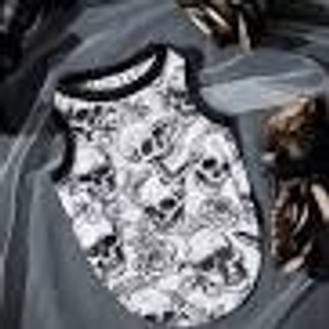 ROMWE Skull Print Pet Tank Top, For Dog And Cat, For Summer