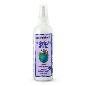 Earthbath® 3-IN-1 Deodorizing Spritz, Lavender with Skin & Coat Conditioners 8 oz Earthbath® 3-IN-1 Deodorizing Spritz, Lavender with Skin & Coat Conditioners 8 oz