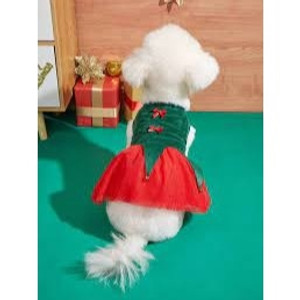 Christmas Green Bell Skirt Perfect For Pet's Christmas Green Bell Skirt Perfect For Pet's