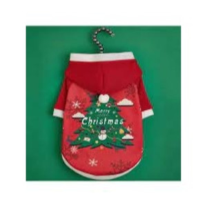 2023 New Christmas Pet Clothes For Small Dogs, Teddy, Poodle With Two Legs, Hooded Fur Balls Decorated Sweater 2023 New Christmas Pet Clothes For Small Dogs, Teddy, Poodle With Two Legs, Hooded Fur Balls Decorated Sweater
