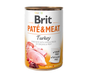 Brit Paté & Meat Turkey 400 g Brit Paté & Meat Turkey 400 g