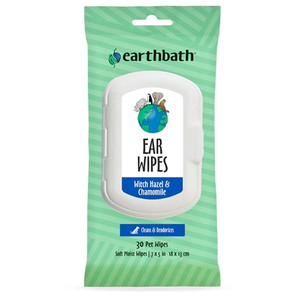 Earthbath Ear Wipes (Witch Hazel & Chamomile) – 30 Wipes Earthbath Ear Wipes (Witch Hazel & Chamomile) – 30 Wipes