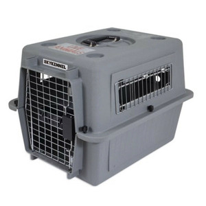 PETMATE SKY KENNEL 28" 25-30lbs ~ GRAY