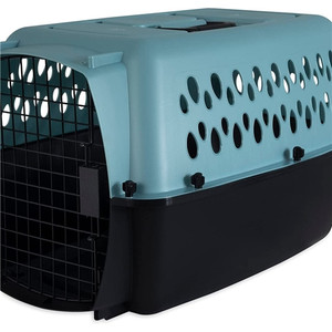 PETMATE VARI KENNEL FASHION 24" 10-20LBS ~ PEARL BLUE & BLACK - 24" x 16.7" x 14.5" (60.9 x 42.4 x 36.8 cm) PETMATE VARI KENNEL FASHION 24" 10-20LBS ~ PEARL BLUE & BLACK - 24" x 16.7" x 14.5" (60.9 x 42.4 x 36.8 cm)