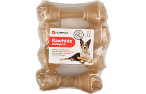 SNACKS R'HIDE KNOTTED BONE 12CM 45GR / 4 PCS 180GR SNACKS R'HIDE KNOTTED BONE 12CM 45GR / 4 PCS 180GR