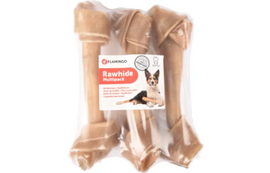 SNACKS R'HIDE KNOTTED BONE 20CM 100GR / 3 PCS 300GR SNACKS R'HIDE KNOTTED BONE 20CM 100GR / 3 PCS 300GR
