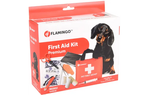 PETS FIRST AID KIT RESKU PREMIUM RED 20x15x6CM PETS FIRST AID KIT RESKU PREMIUM RED 20x15x6CM