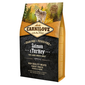 Carnilove Salmon & Turkey For Large Breed Adult Dogs 4kg Carnilove Salmon & Turkey For Large Breed Adult Dogs 4kg