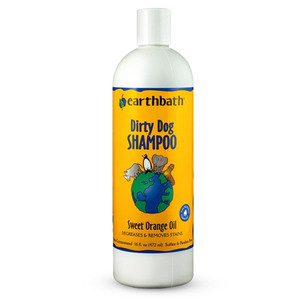 Earthbath® Dirty Dog Shampoo Sweet Orange Oil, Degreases & Removes Stains, Made in USA, 16 ozray
