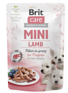 Brit Care Mini Puppy with Lamb fillets in gravy 85 g Brit Care Mini Puppy with Lamb fillets in gravy 85 g