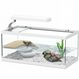 Tortum Turtle Tank 40 x 20 x 16 cm, White Tortum Turtle Tank 40 x 20 x 16 cm, White