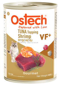 Ostech Cat Gourmet VF+ Tuna Topping Shrimp (400 g) Ostech Cat Gourmet VF+ Tuna Topping Shrimp (400 g)