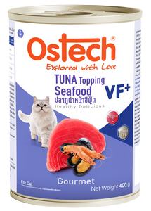 Ostech Cat Gourmet VF+ Tuna Topping Seafood (400 g) Ostech Cat Gourmet VF+ Tuna Topping Seafood (400 g)