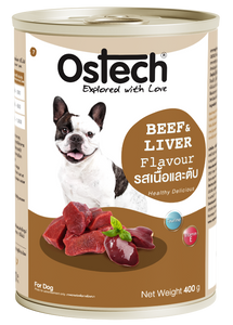 Ostech Dog Food - Beef and Liver Flavour (400 g) Ostech Dog Food - Beef and Liver Flavour (400 g)